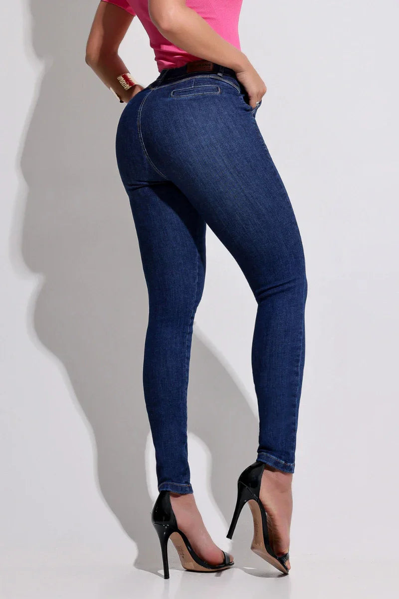 Calça Jeans Modeladora Surreal com Elastano - AA33