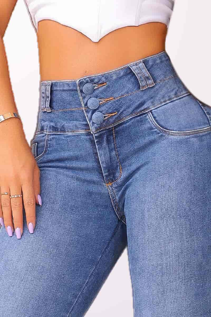 Calça Jeans Modeladora Fatal Mega Bumbum Apaixonante - AA7503